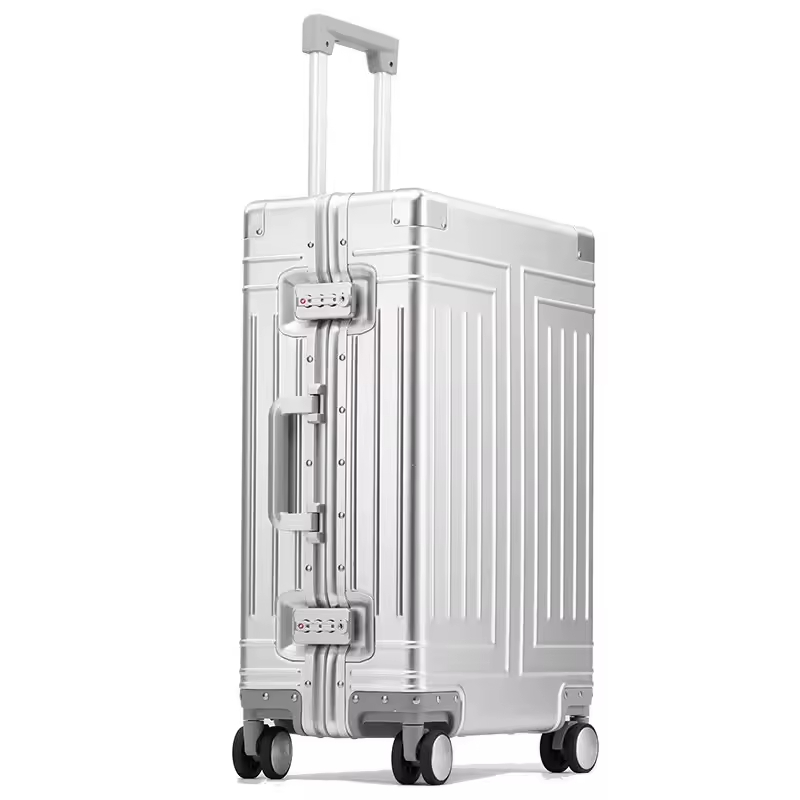 Carrylove 20"24"26"29" Inch Aluminum Trolley Suitcase Waterproof Metallic Cabin Luggage Trolly Bag With Wheels - Image 6
