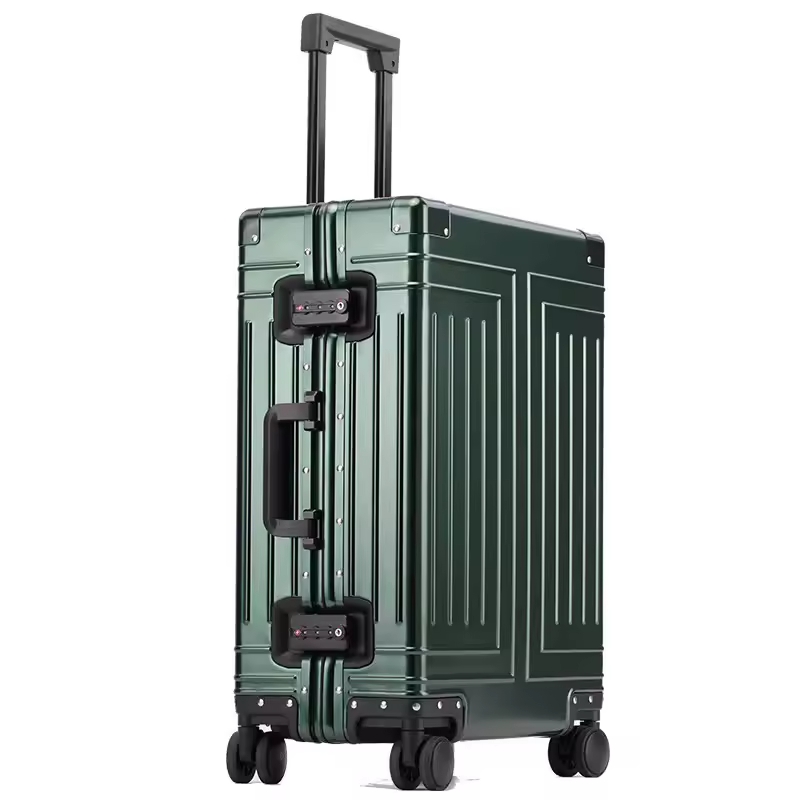 Carrylove 20"24"26"29" Inch Aluminum Trolley Suitcase Waterproof Metallic Cabin Luggage Trolly Bag With Wheels - Image 3