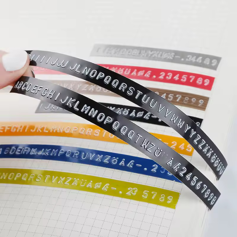 C101 Manual 3D Embossing Typewriter Labeling Machine – Compatible with Dymo 12965 Labels | Perfect for Custom Label Making - Image 3